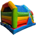 Combo Mini 3D Arc-En-Ciel Château Gonflable