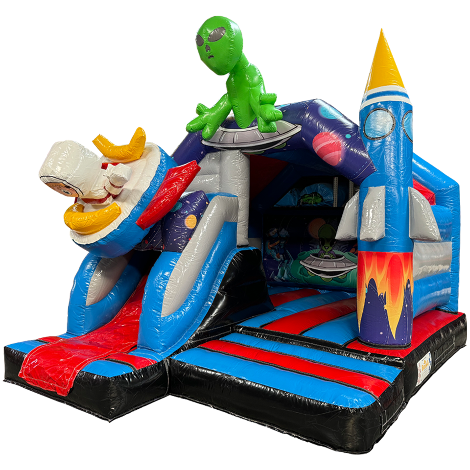 Château Gonflable Combo Mini 3D Espace Soucoupe Volante