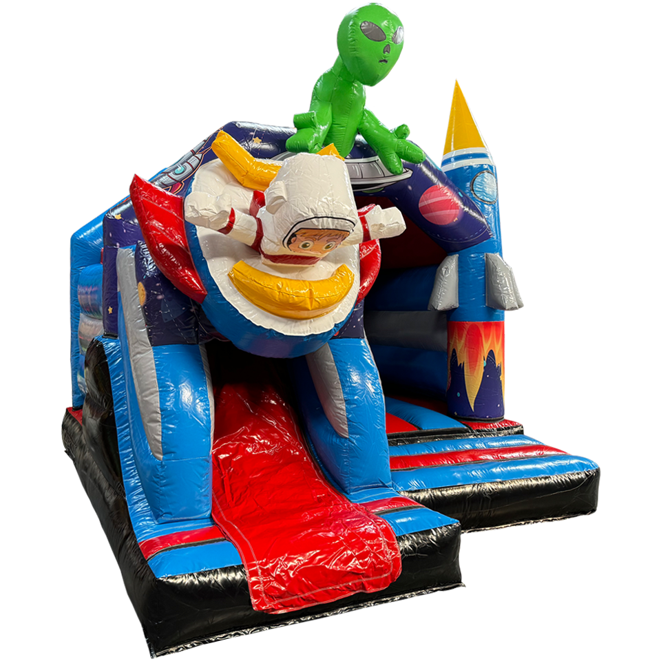 Château Gonflable Combo Mini 3D Espace Soucoupe Volante