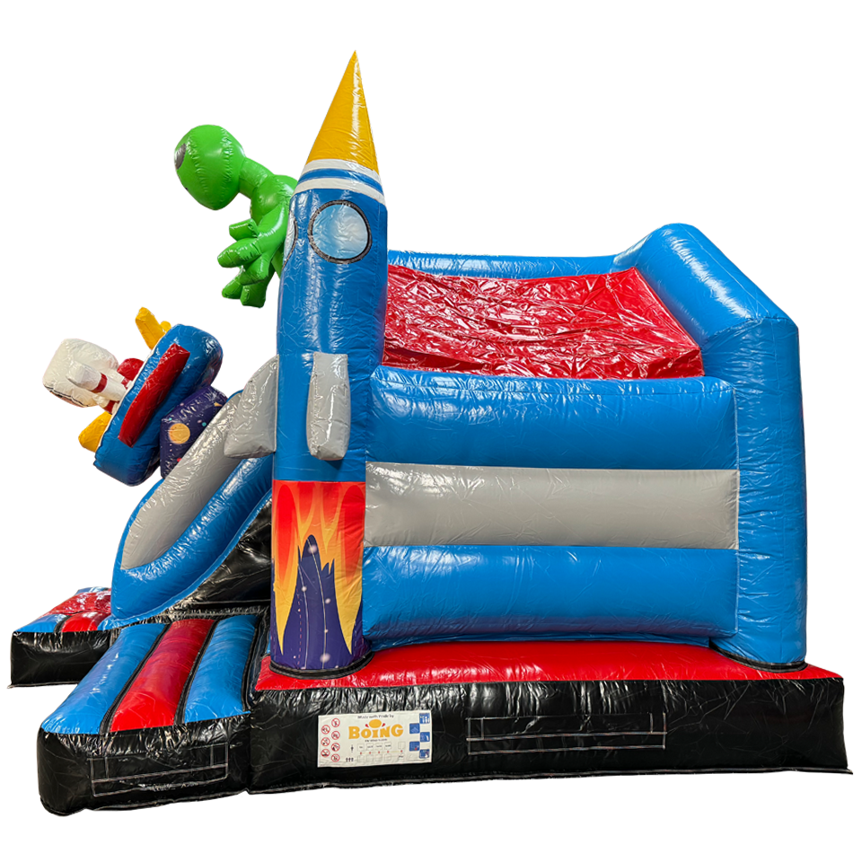 Château Gonflable Combo Mini 3D Espace Soucoupe Volante