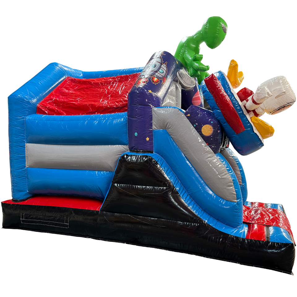 Château Gonflable Combo Mini 3D Espace Soucoupe Volante