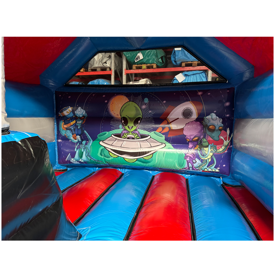 Château Gonflable Combo Mini 3D Espace Soucoupe Volante