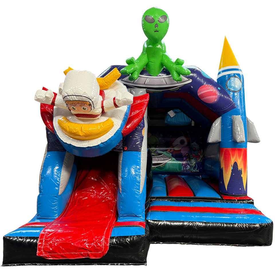 Château Gonflable Combo Mini 3D Espace Soucoupe Volante