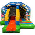 Combo Mini Plage Tropicale Château Gonflable