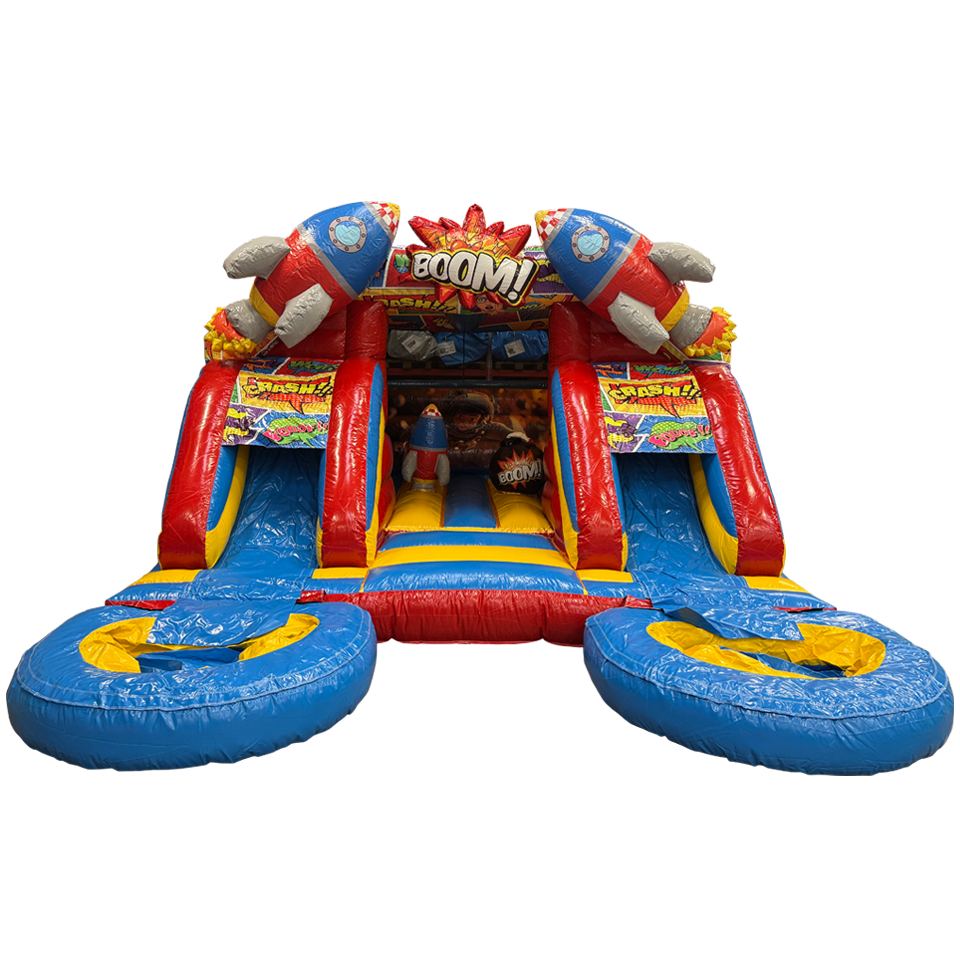 Combo Midi 2 Slides Comic Inflatable