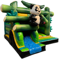 Combo Midi 3D Panda Chateau Gonflable Avec Obstacles