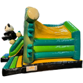 Combo Midi 3D Panda Chateau Gonflable Avec Obstacles