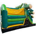 Combo Midi 3D Panda Chateau Gonflable Avec Obstacles