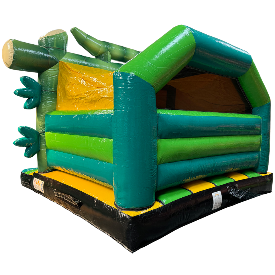 Château gonflable Combo Midi 3D Panda avec obstacles