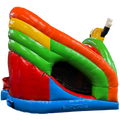 Curve Bounce N Slide Emoji Chateau Gonflable