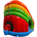Curve Bounce N Slide Emoji Chateau Gonflable