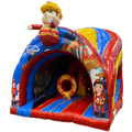 Curve Bounce N Slide Pompiers Chateau Gonflable