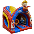 Curve Bounce N Slide Pompiers Chateau Gonflable
