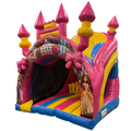 Curve Bounce N Slide Princesse Chateau Gonflable