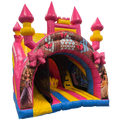 Curve Bounce N Slide Princesse Chateau Gonflable