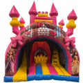 Curve Bounce N Slide Princesse Chateau Gonflable