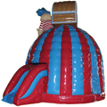 Disco Midi Pirate Toboggan Château Gonflable