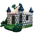 Dragon Chateau Gonflable Vert