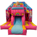 Fframe Midi Poupée Chateau Gonflable