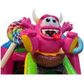 Fframe Midi Cookie Monster Chateau Gonflable