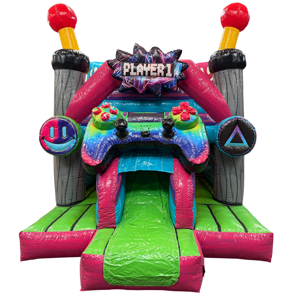 Fframe Midi Level Up Château Gonflable