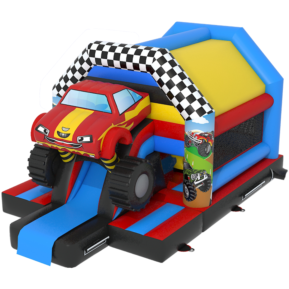 Midi Monstertruck Springkasteel