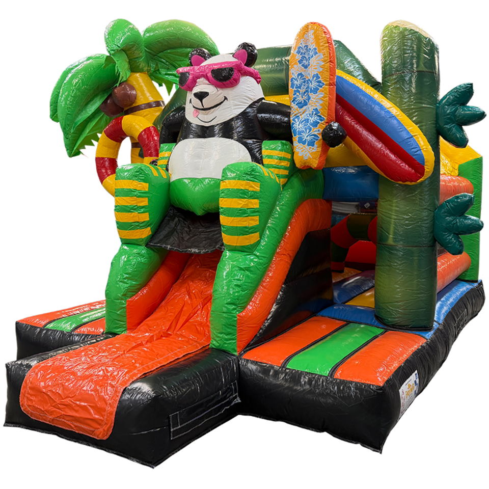 Château gonflable Fframe Midi Surfing Panda