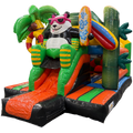 Fframe Midi Panda Surfeur Chateau Gonflable