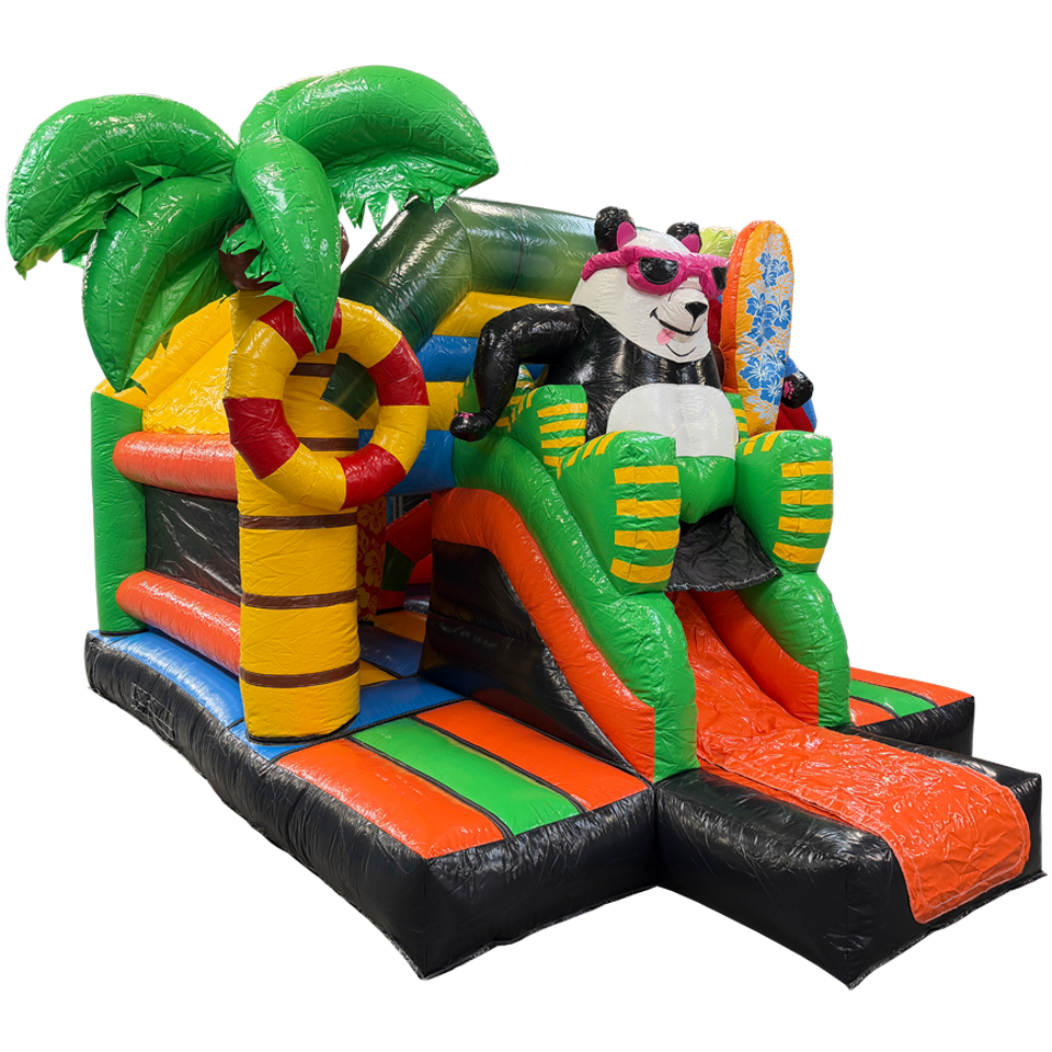 Château gonflable Fframe Midi Surfing Panda