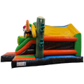 Fframe Midi Panda Surfeur Chateau Gonflable