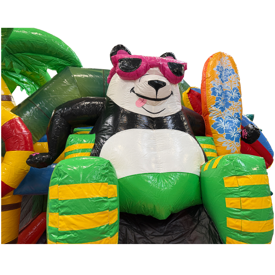 Château gonflable Fframe Midi Surfing Panda