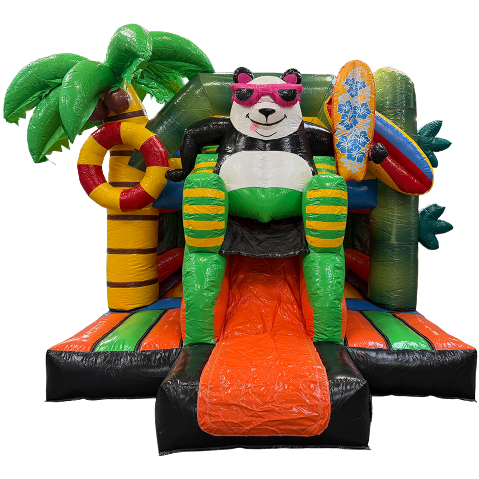 Château gonflable Fframe Midi Surfing Panda