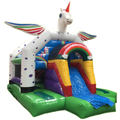 Fframe Midi Licorne Blanche Chateau Gonflable