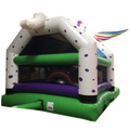 Fframe Midi Licorne Blanche Chateau Gonflable