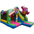 Funbox Midi Cookie Monster Fushia Chateau Gonflable