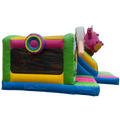 Funbox Midi Cookie Monster Fushia Chateau Gonflable