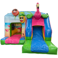 Funbox Midi Flamant Chateau Gonflable