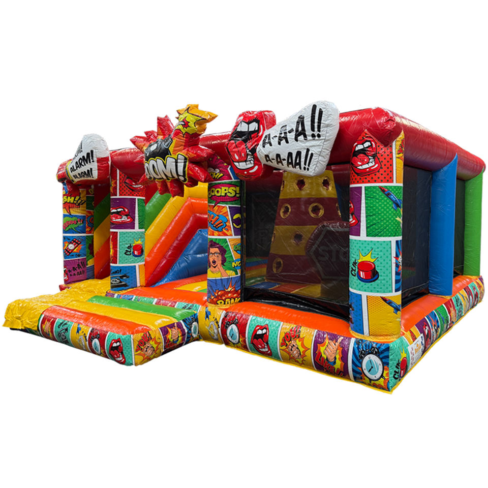 Centre d'activités Intérieures Comic Chateau Gonflable