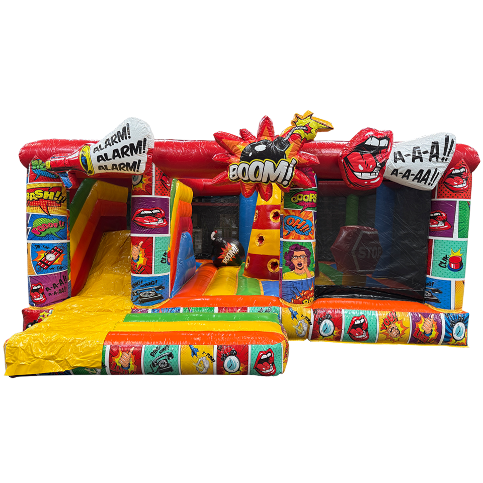 Centre d'activités Intérieures Comic Chateau Gonflable