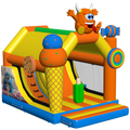 Inslide Maxi 3D Cookie Monster Orange Chateau Gonflable