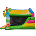 Inslide Maxi 3D Flamant Chateau Gonflable