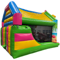 Inslide Maxi 3D Flamant Chateau Gonflable