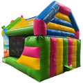 Inslide Maxi 3D Flamant Chateau Gonflable