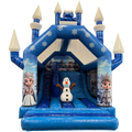 Inslide Maxi Château de Princesse des Neiges Chateau Gonflable