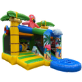 Jump N Slide Flamingo Springkasteel