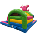 Kids Zone Cookie Monster Fuchsia Chateau Gonflable