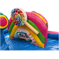 Kids Zone Cookie Monster Fuchsia Chateau Gonflable