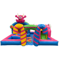 Kids Zone Cookie Monster Fuchsia Chateau Gonflable