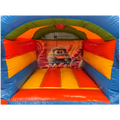 Kids Zone Cookie Monster Orange Chateau Gonflable