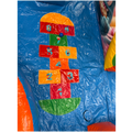 Kids Zone Cookie Monster Orange Chateau Gonflable